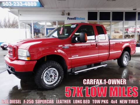 2004 Ford F-250 Super Duty for sale at Powell Motors Inc in Portland OR