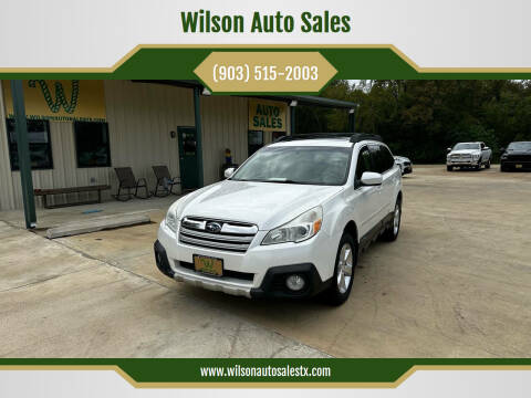 2014 Subaru Outback for sale at Wilson Auto Sales in Chandler TX