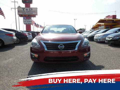2015 Nissan Altima for sale at T & D Motor Company in Bethany OK