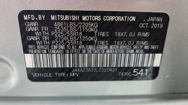 2020 Mitsubishi Outlander SEL