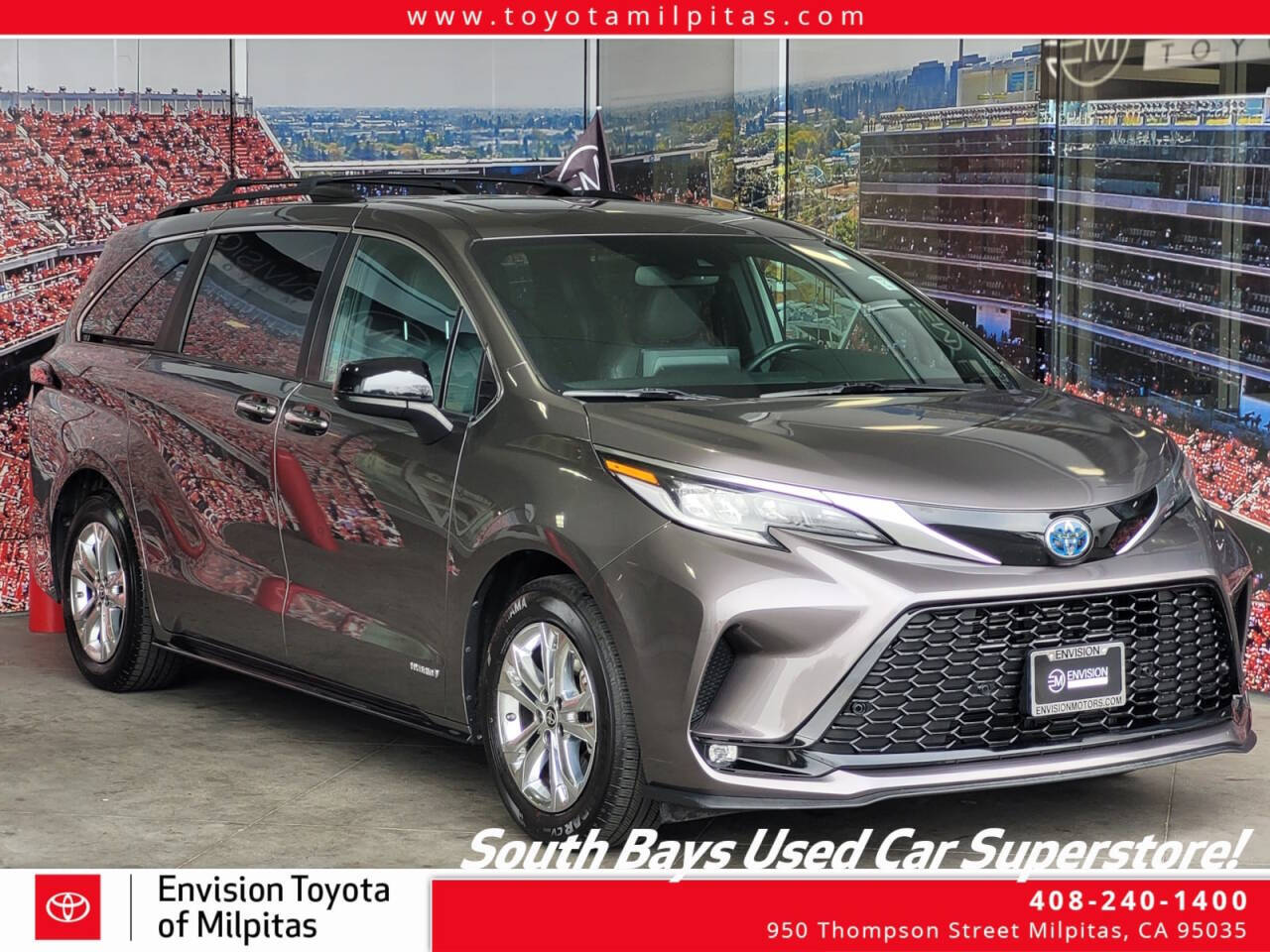 2021 Toyota Sienna for sale at Envision Toyota of Milpitas in Milpitas, CA