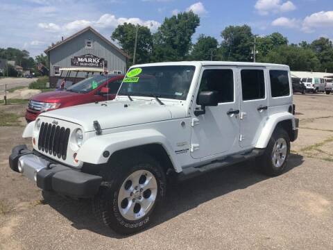 2013 Jeep Wrangler Unlimited for sale at Mark's Sales and Service in Schoolcraft MI