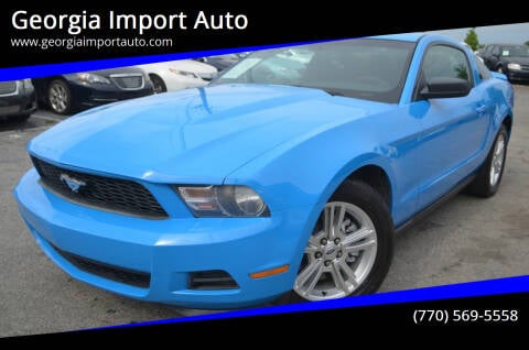 2011 Ford Mustang for sale at Georgia Import Auto in Alpharetta GA