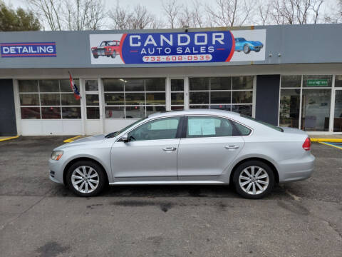 2013 Volkswagen Passat for sale at CANDOR INC in Toms River NJ