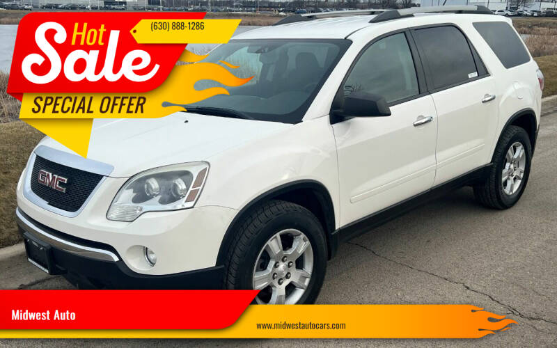 2012 GMC Acadia for sale at Midwest Auto in Naperville IL