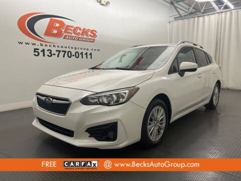 2018 Subaru Impreza for sale at Becks Auto Group in Mason OH