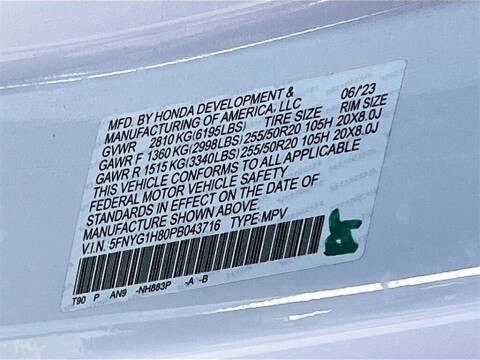 2023 Honda Pilot Elite