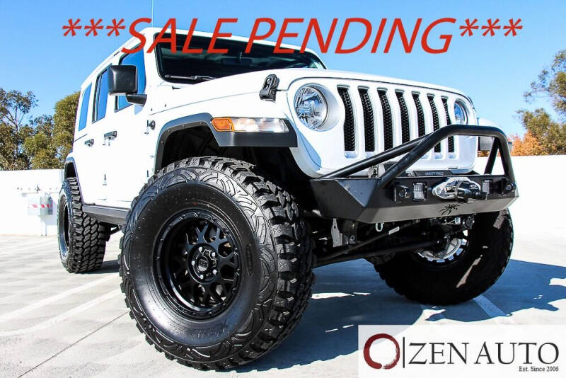 2018 Jeep Wrangler Unlimited for sale at Zen Auto Sales in Sacramento CA