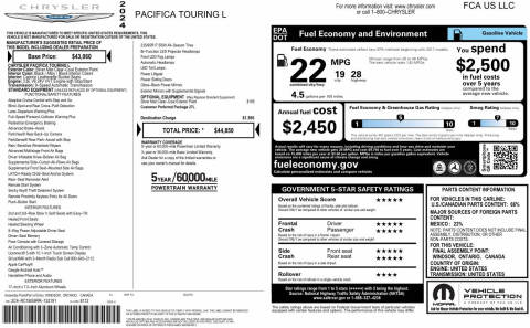 2024 Chrysler Pacifica Touring L