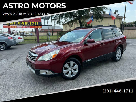 2011 Subaru Outback for sale at ASTRO MOTORS in Houston TX