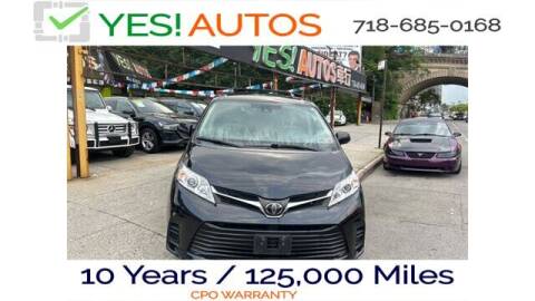 2019 Toyota Sienna for sale at Yes Auto in Elmhurst NY