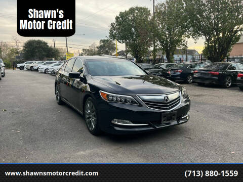 2016 Acura RLX for sale at Shawn's Motor Credit in Houston TX