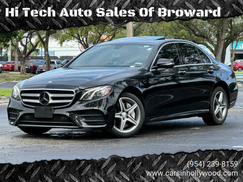 2017 Mercedes-Benz E-Class for sale at Hi Tech Auto Sales Of Broward in Hollywood FL