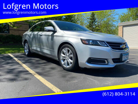 2016 Chevrolet Impala for sale at Lofgren Motors in Wayzata MN