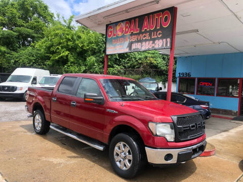 2013 Ford F-150 for sale at Global Auto Sales and Service in Nashville TN