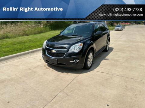 2011 Chevrolet Equinox for sale at Rollin' Right Automotive in Saint Cloud MN