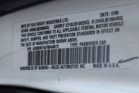 2000 Subaru Outback