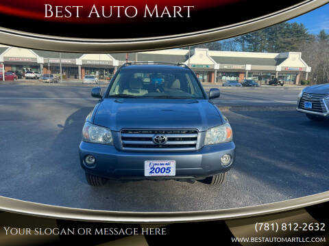 2005 Toyota Highlander for sale at Best Auto Mart in Weymouth MA