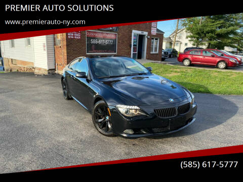 2008 BMW 6 Series for sale at PREMIER AUTO SOLUTIONS in Spencerport NY