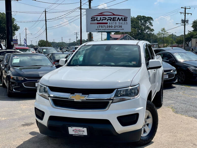 2017 Chevrolet Colorado for sale at Supreme Auto Sales in Chesapeake VA