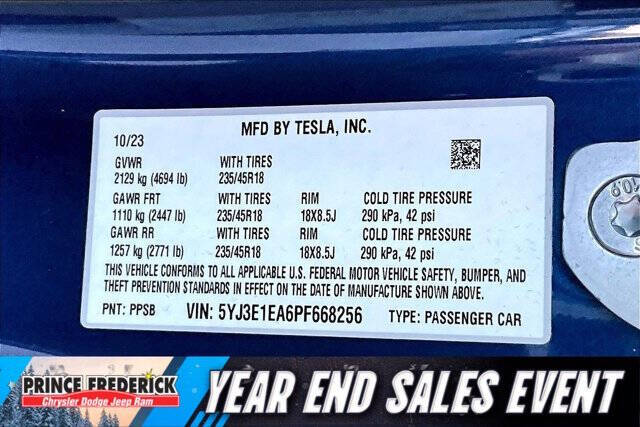 2023 Tesla Model 3