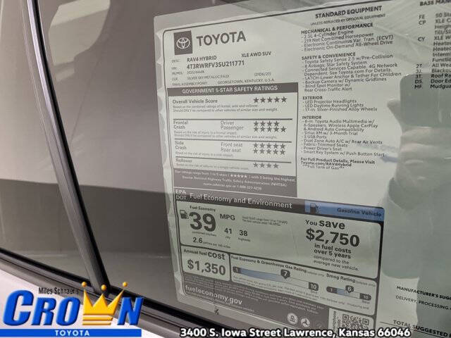 2025 Toyota RAV4 Hybrid XLE