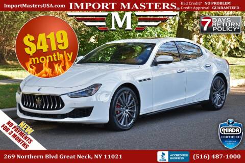 2019 Maserati Ghibli for sale at Import Masters in Great Neck NY