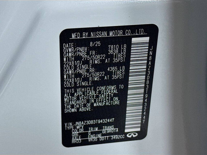 2026 Infiniti QX80 Sport