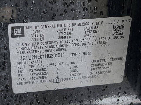 2017 GMC Sierra 1500