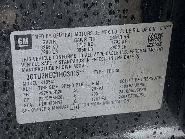 2017 GMC Sierra 1500