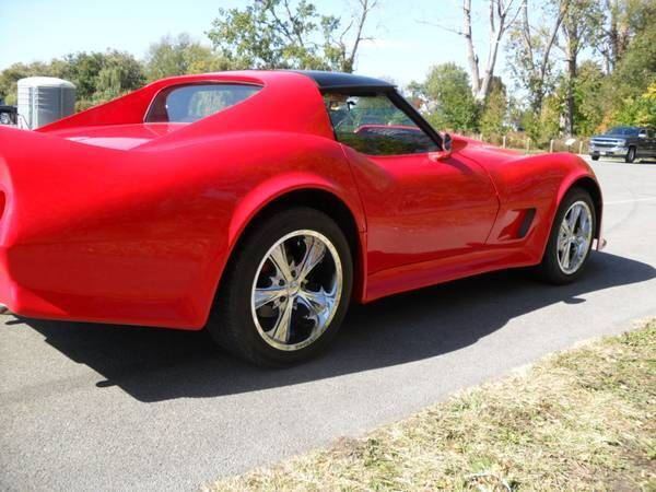 Red 1977 Chevrolet Corvette Convertible 2