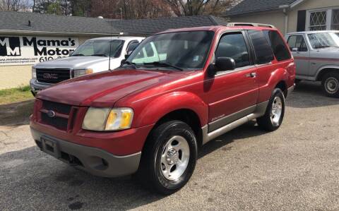 2001 Ford Explorer Sport for sale at Mama's Motors in Greenville SC
