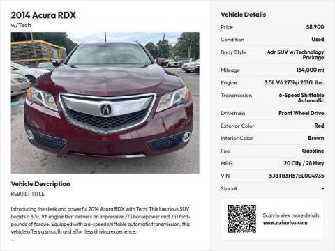 2014 Acura RDX