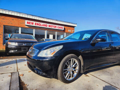 2008 Infiniti G35 for sale at New England Motor Cars in Springfield MA