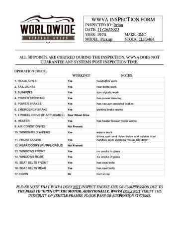 1970 GMC C/K 1500 Series