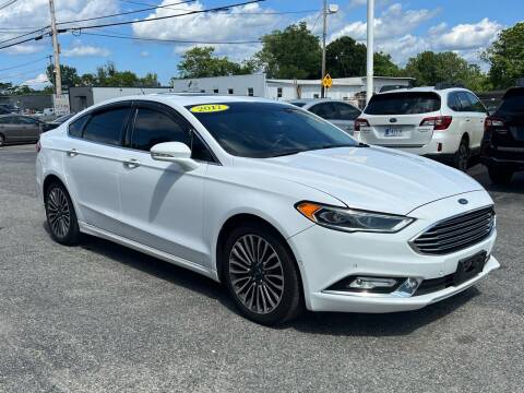 2017 Ford Fusion for sale at MetroWest Auto Sales in Worcester MA
