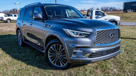 2018 Infiniti QX80 for sale at Fruendly Auto Source in Moscow Mills MO