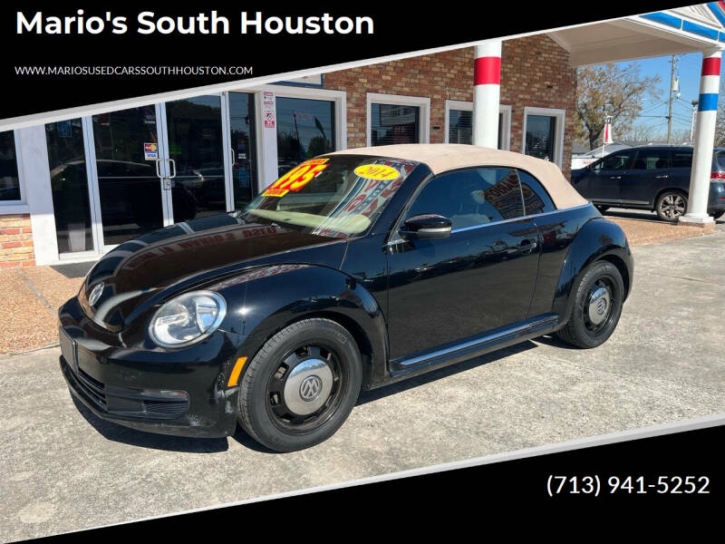 2014 Volkswagen Beetle Convertible for sale at Mario's South Houston in South Houston TX