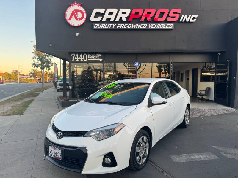 2015 Toyota Corolla for sale at AD CarPros, Inc. in Downey CA