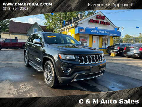 2014 Jeep Grand Cherokee for sale at C & M Auto Sales in Detroit MI