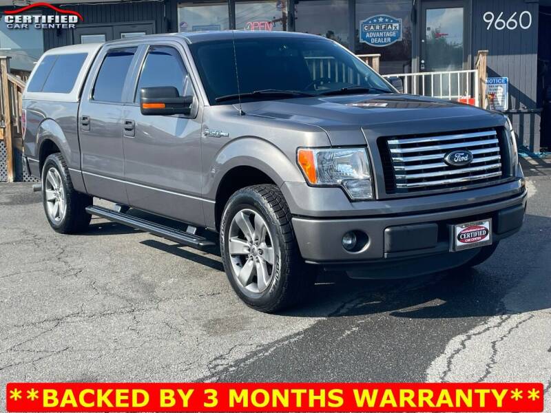 2012 Ford F-150 for sale at CERTIFIED CAR CENTER in Fairfax VA