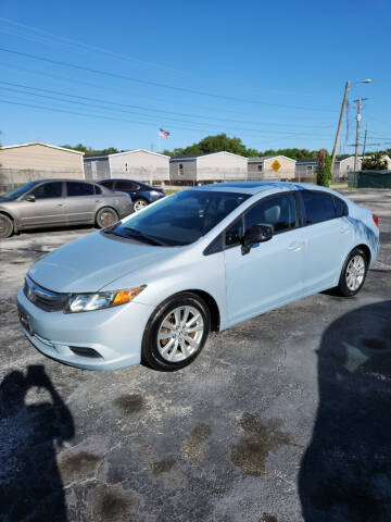 2012 Honda Civic for sale at Hollywood Quality Cars of Ocala in Ocala FL