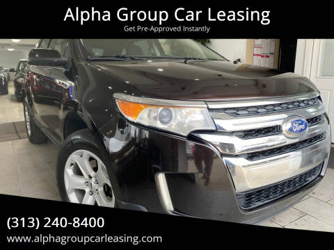 2013 Ford Edge for sale at Alpha Group Car Leasing in Redford MI