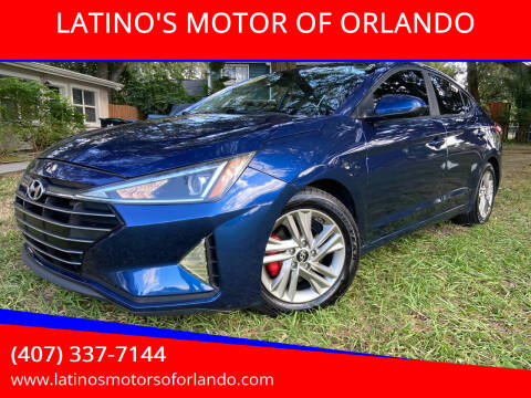 2019 Hyundai Elantra for sale at LATINO'S MOTOR OF ORLANDO in Orlando FL