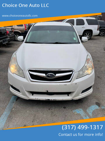 2010 Subaru Legacy for sale at Choice One Auto LLC in Beech Grove IN