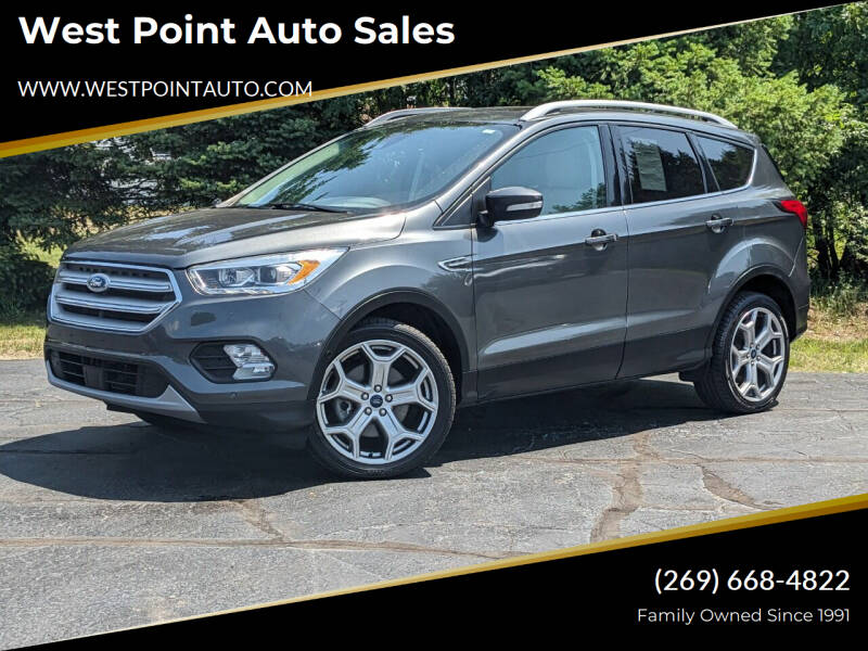 2019 Ford Escape for sale at West Point Auto Sales & Service in Mattawan MI