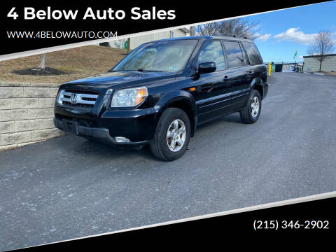 2007 Honda Pilot for sale at 4 Below Auto Sales in Willow Grove PA
