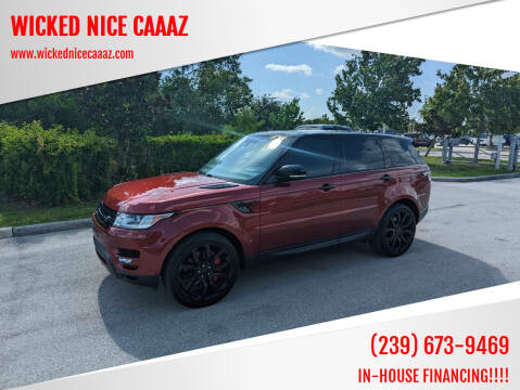 2015 Land Rover Range Rover Sport for sale at WICKED NICE CAAAZ in Cape Coral FL