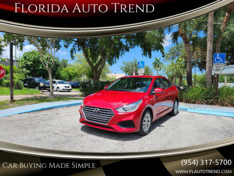 2021 Hyundai Accent for sale at Florida Auto Trend in Plantation FL