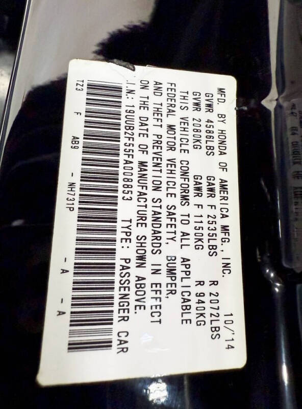 2015 Acura TLX V6 w/Tech